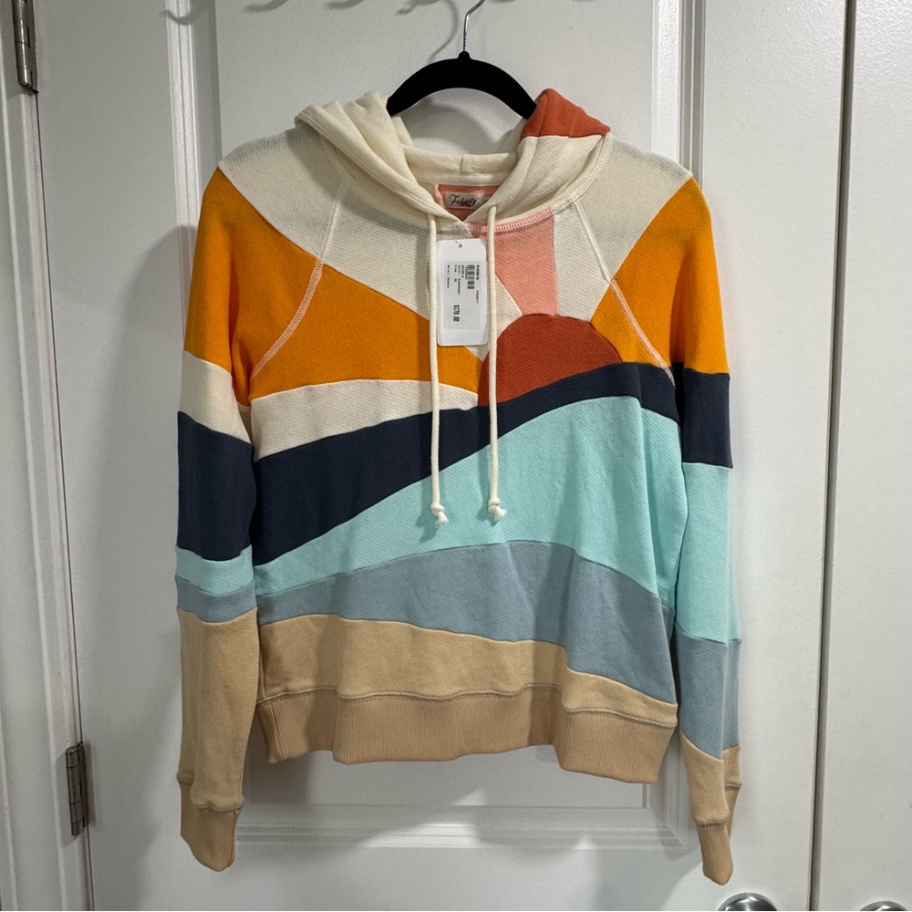 Faherty Soleil Hoodie Sun and Sea XS NWT - Picture 4 of 9